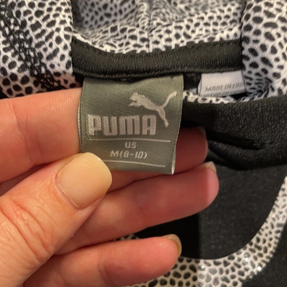 NWoT sz M (8-10) Puma Hoodie ✨ sparkly logo - Picture 3 of 5